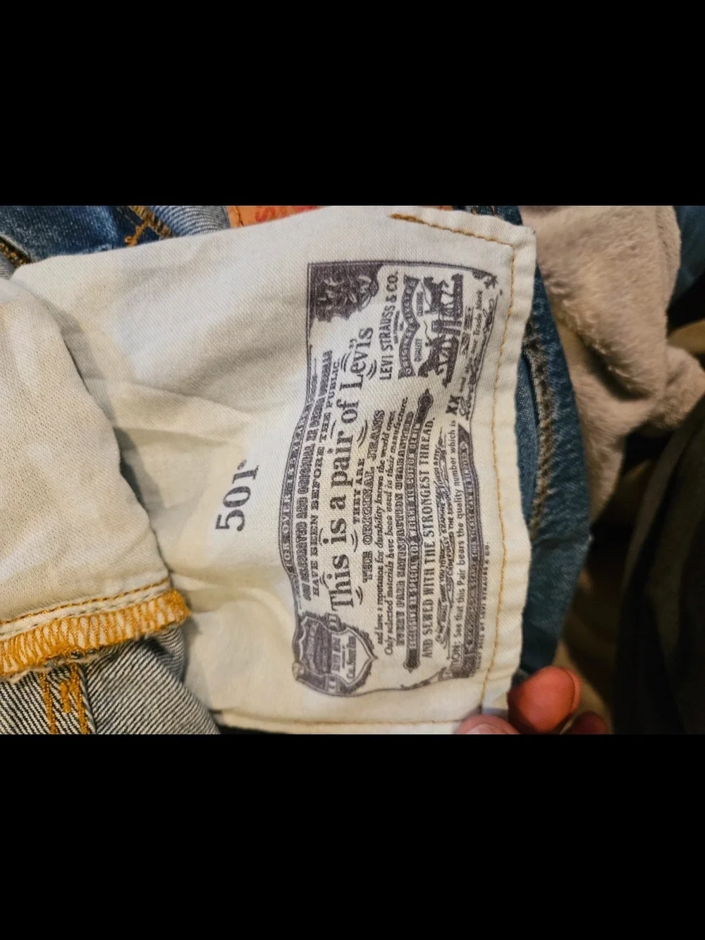 Levi's 501 Straight-Leg Jeans in Blue Denim